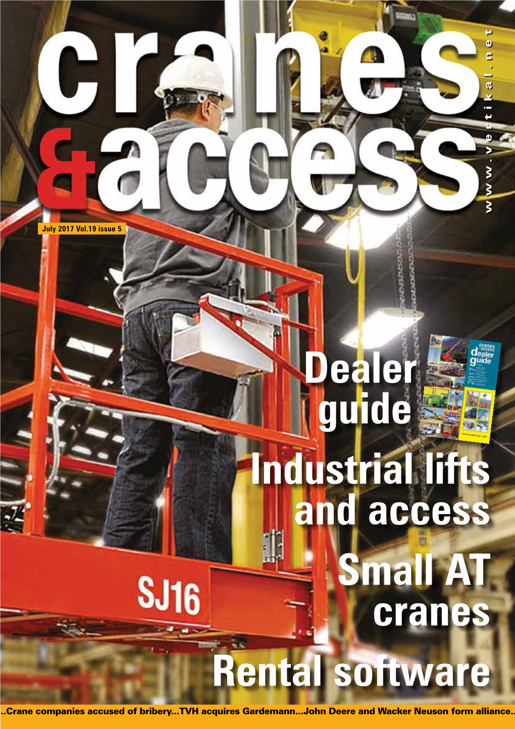 Dealer Guide Industrial Lifts and Access Small at Cranes Rental Software