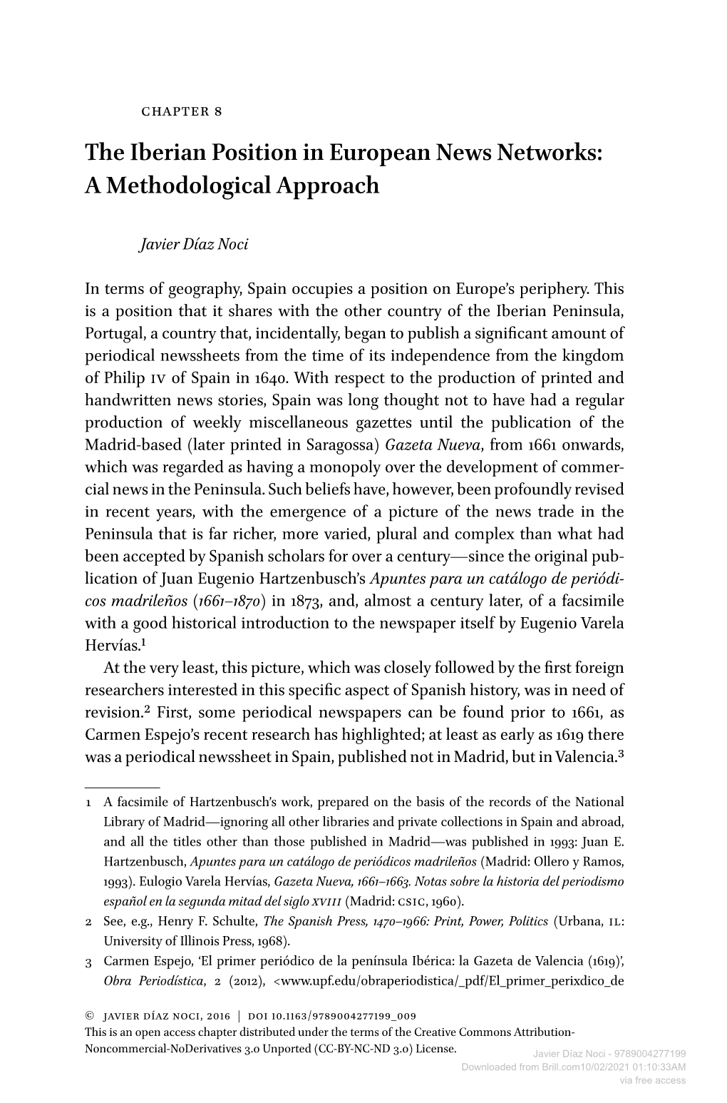 The Iberian Position in European News Networks: a Methodological Approach