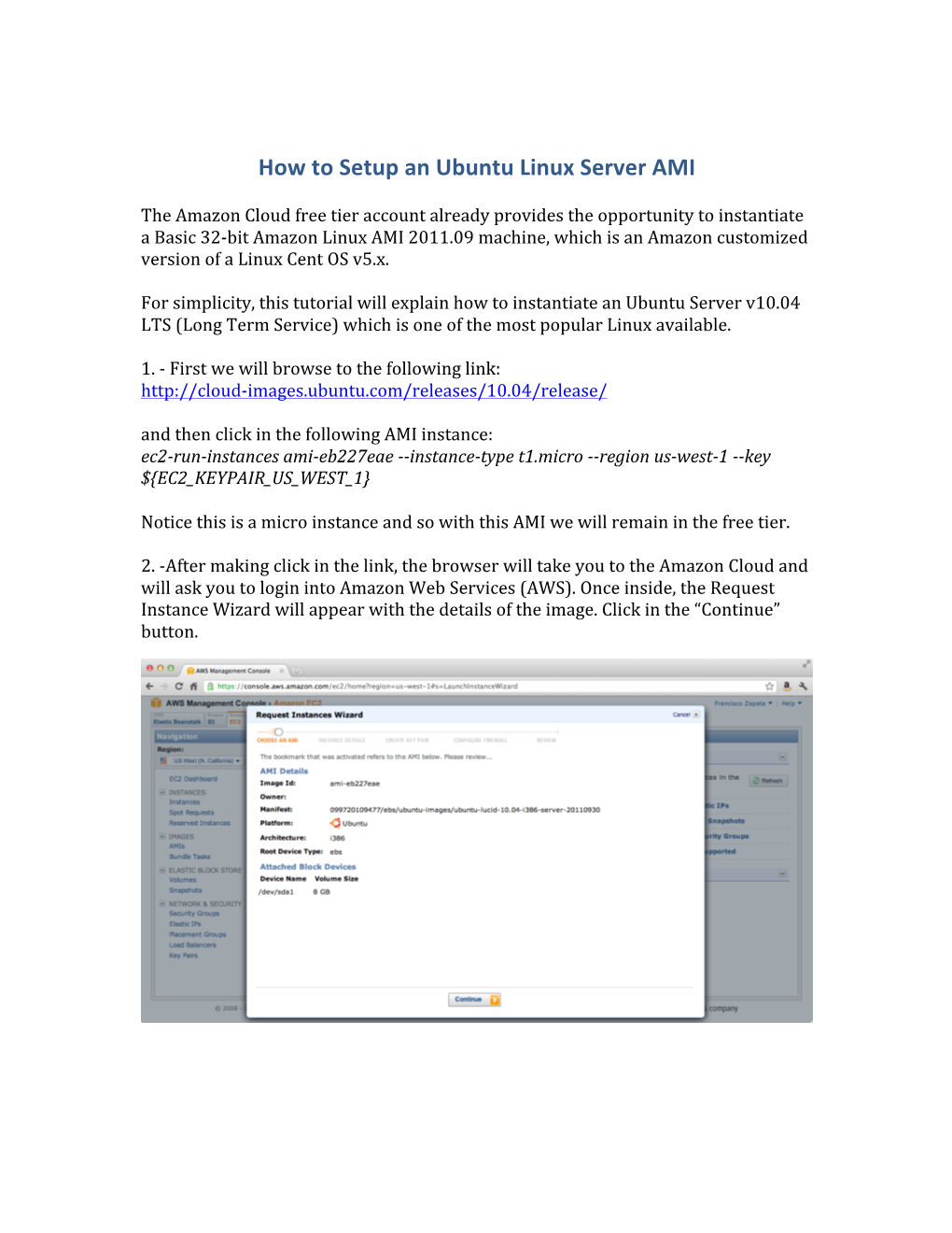 How to Setup an Ubuntu Linux Server AMI