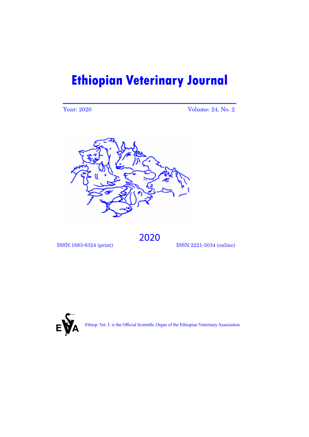 Ethiopian Veterinary Journal ______Year: 2020 Volume: 24, No