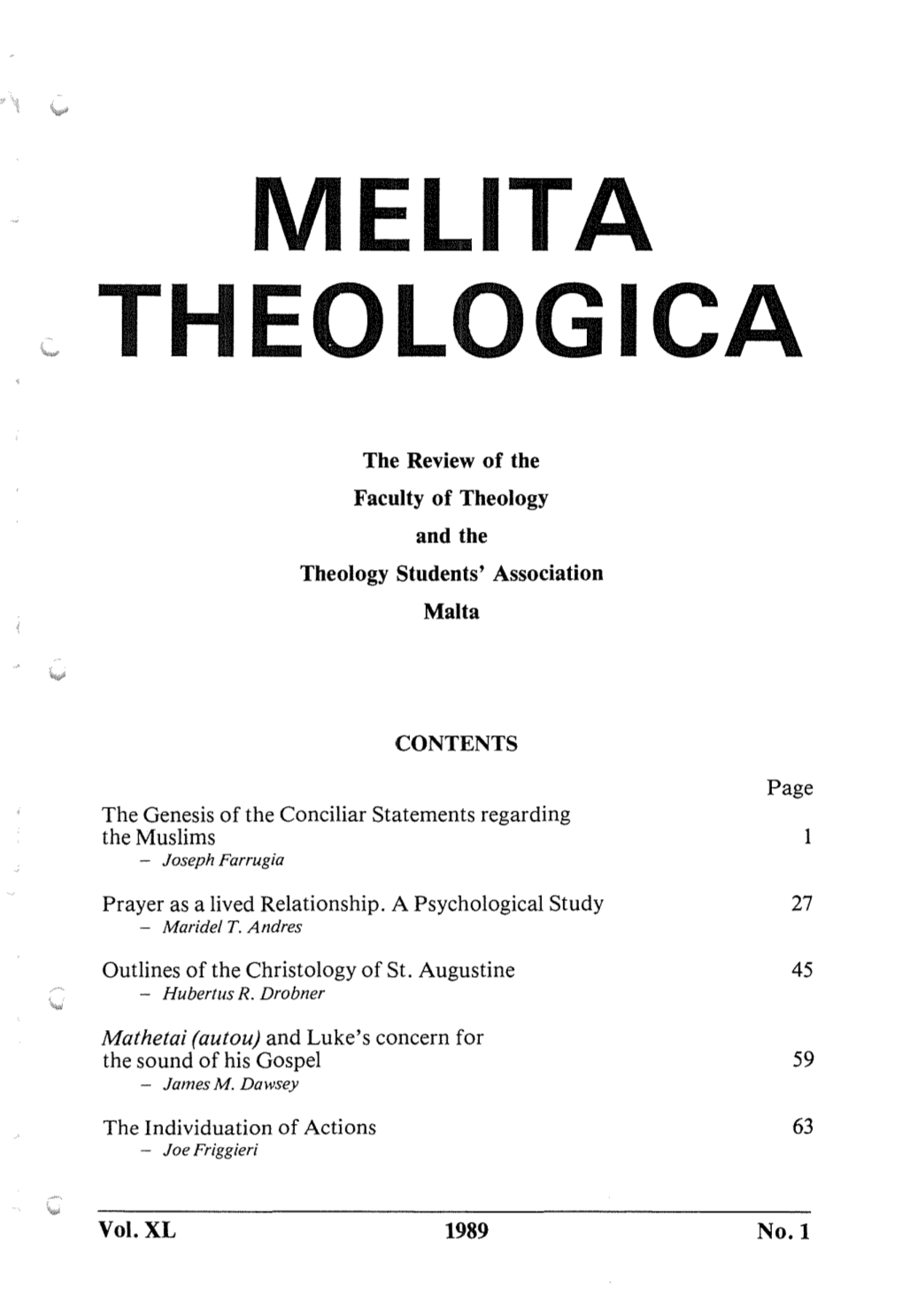 Melita Theologica