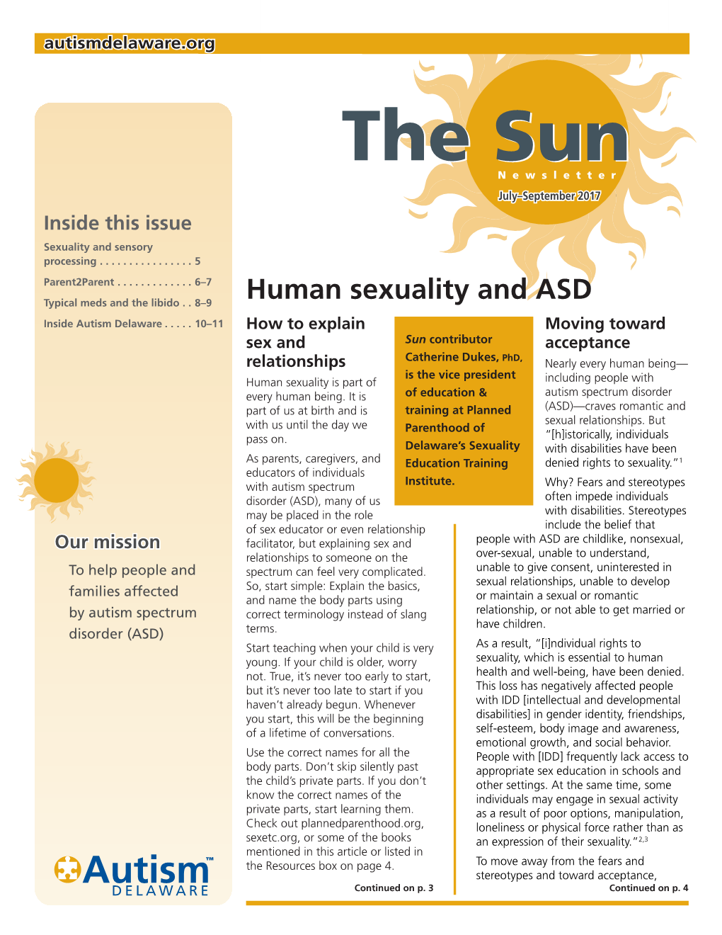 Human Sexuality and ASD Inside Autism Delaware