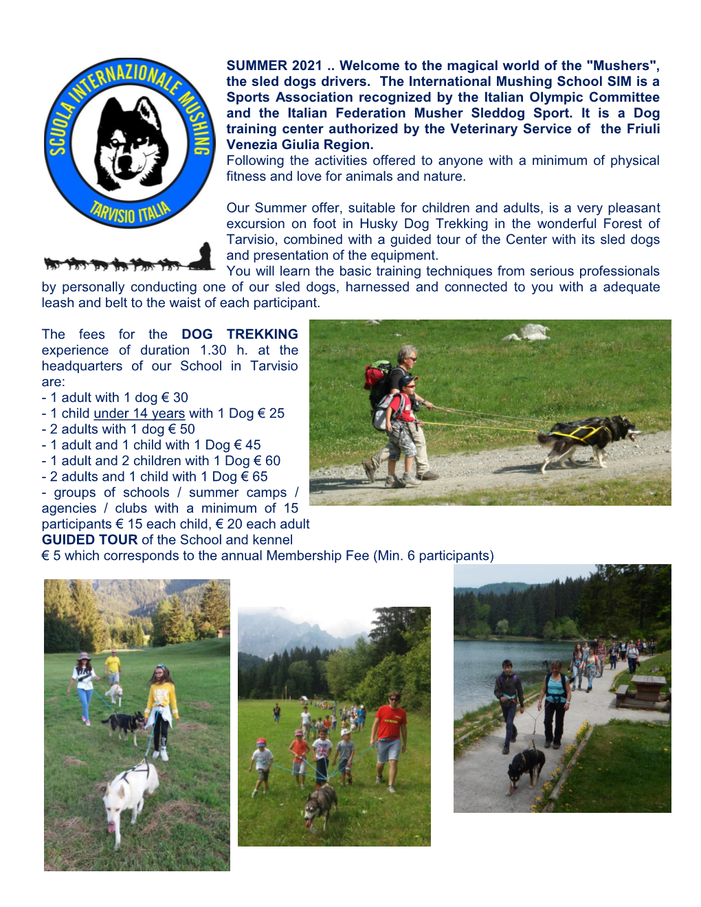 Scuola Internazionale Mushing/Sleddog ( S.I.M