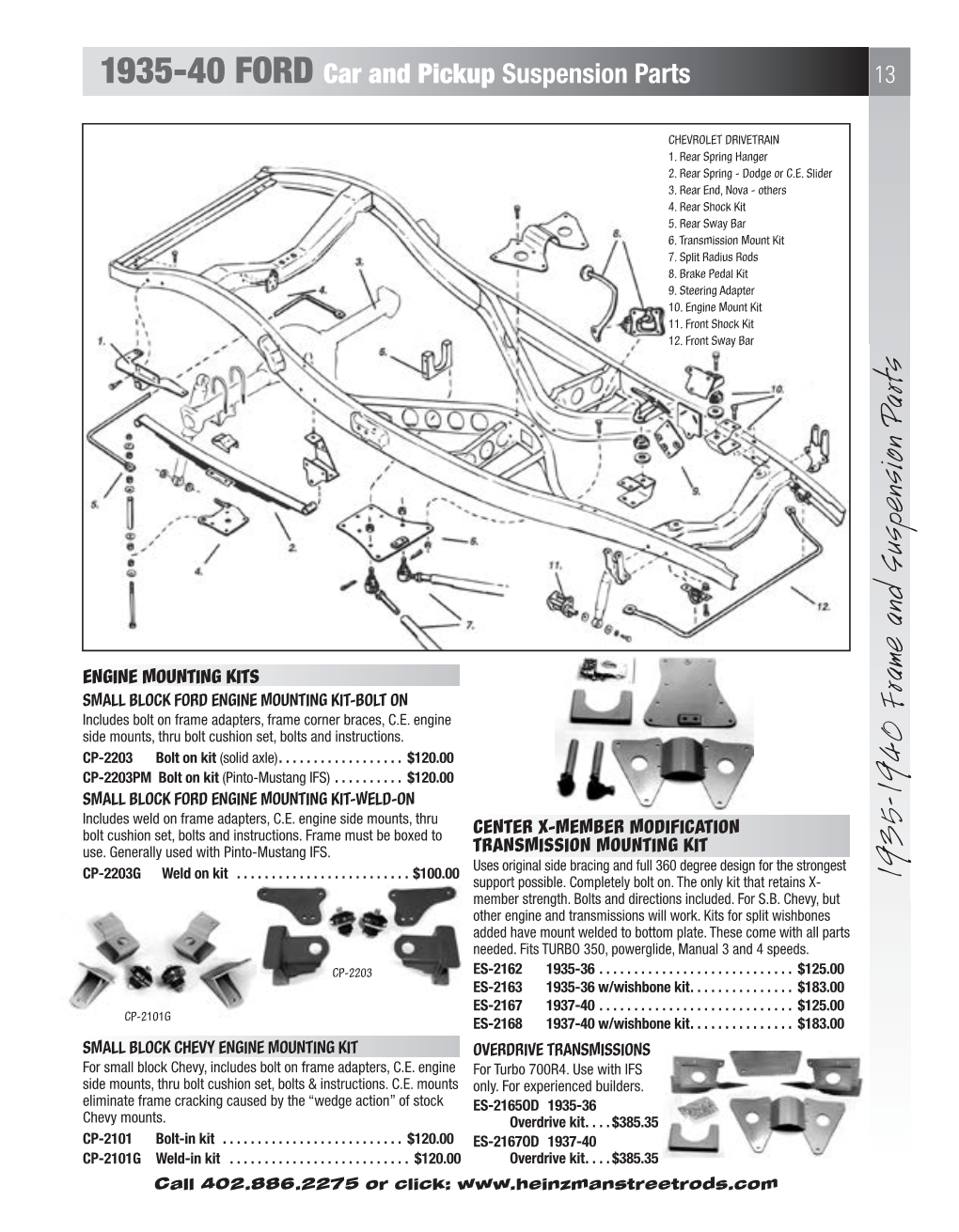 19 35-19 40 Frame and Suspension Parts