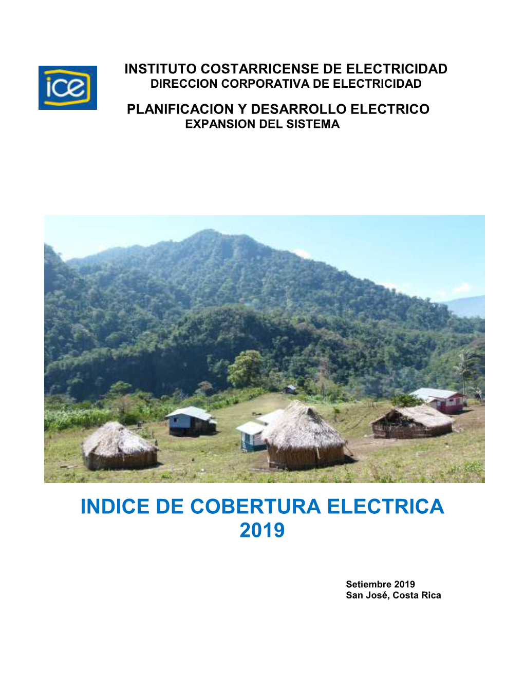 Indice De Cobertura Electrica 2019