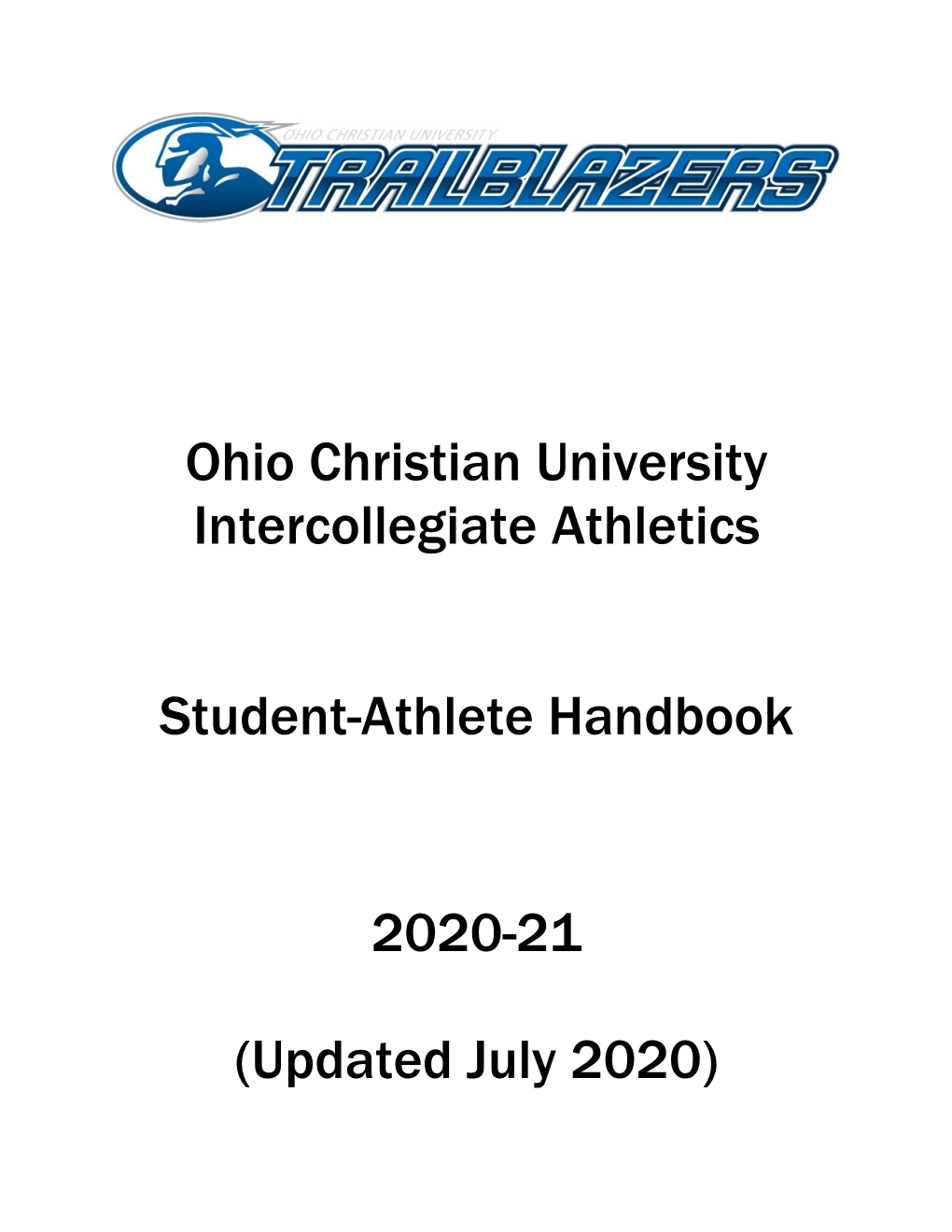 2020-21 Student Athlete Handbook
