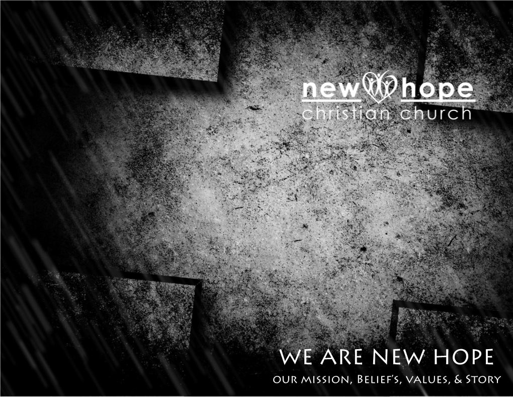 We Are New Hope Book 1