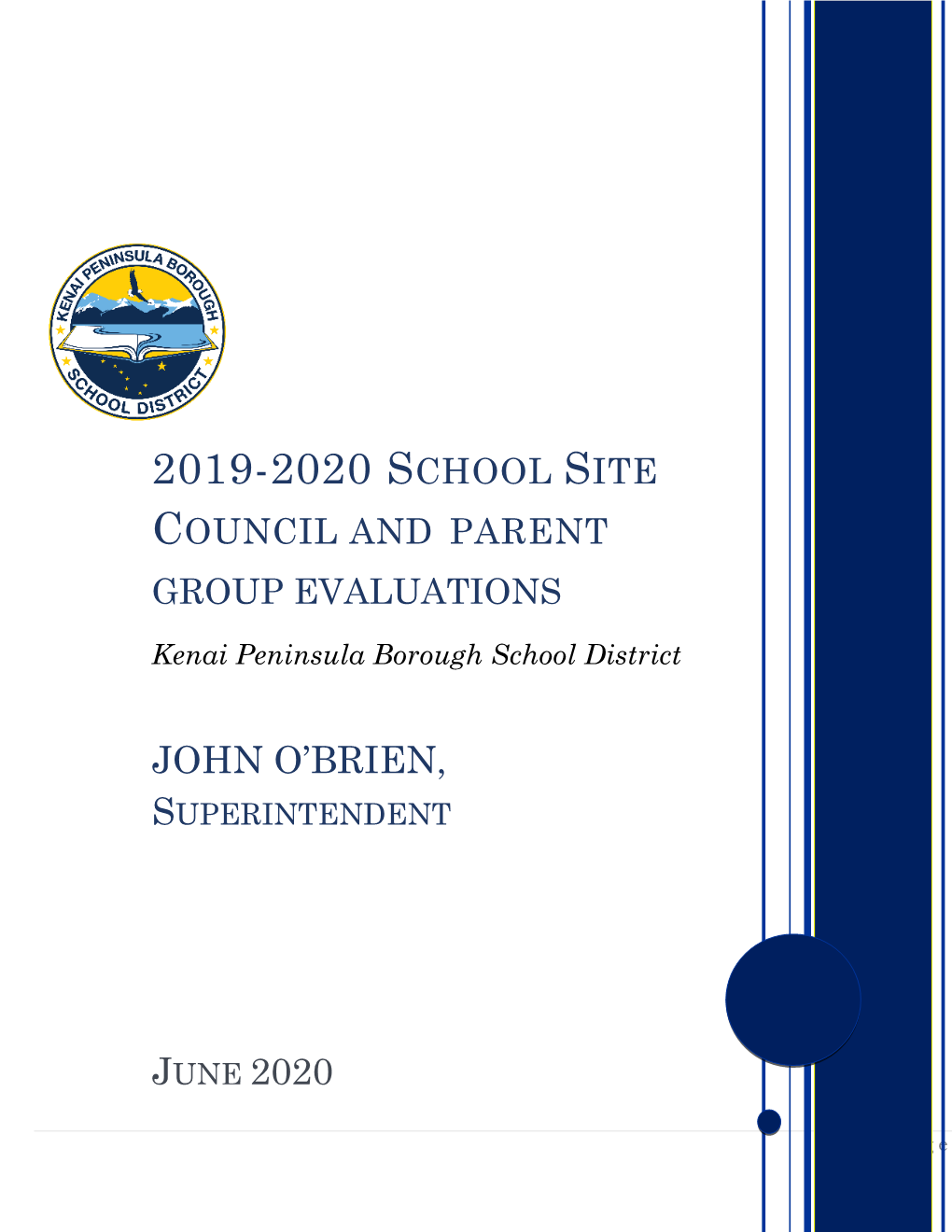 2019-2020 School Site Council and Parent Group Evaluations