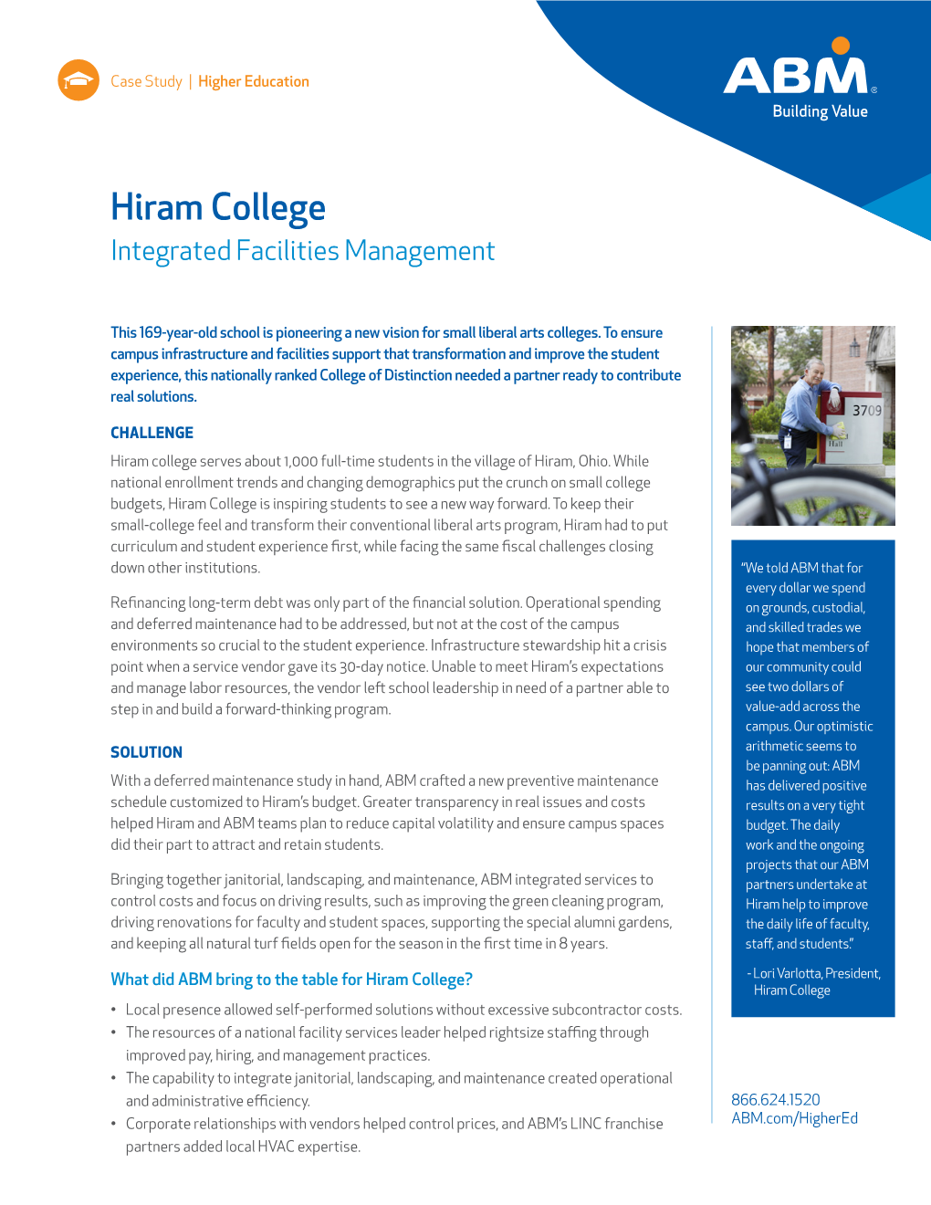 Hiram College Integrated Facilities Management