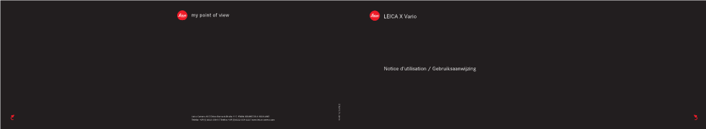 LEICA X Vario