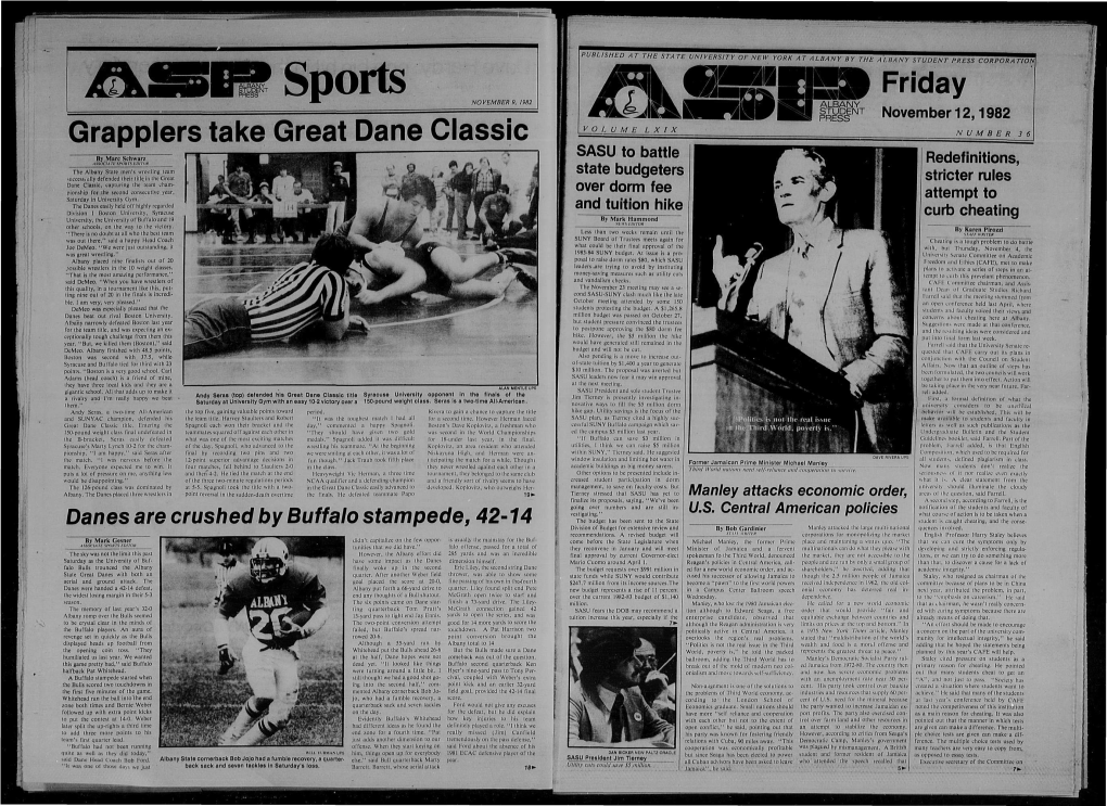 Albany Student Press 1982-11-12