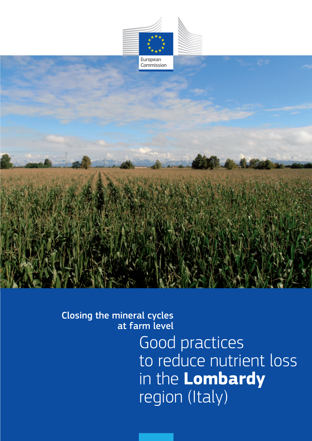 Good Practices to Reduce Nutrient Loss in the Lombardy Region (Italy)