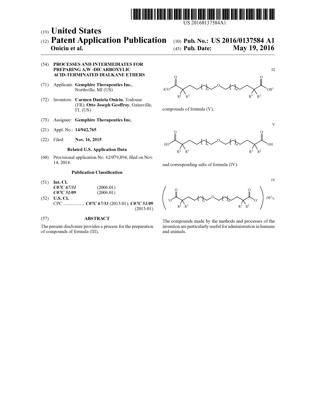 Nited States (12) Patent Application Publication (10) Pub