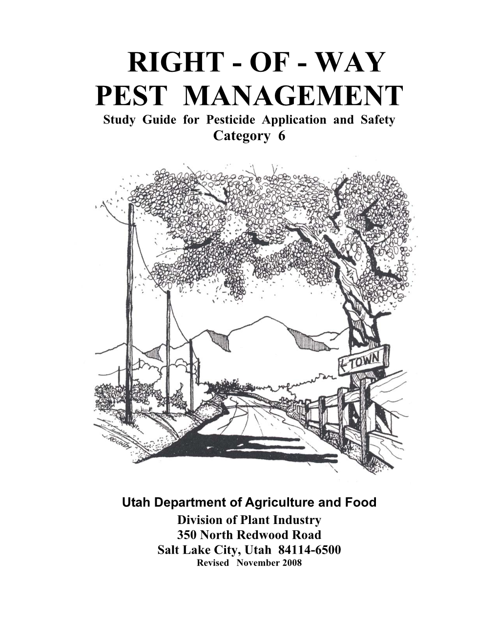 Right of Way Pest Management Study Guide