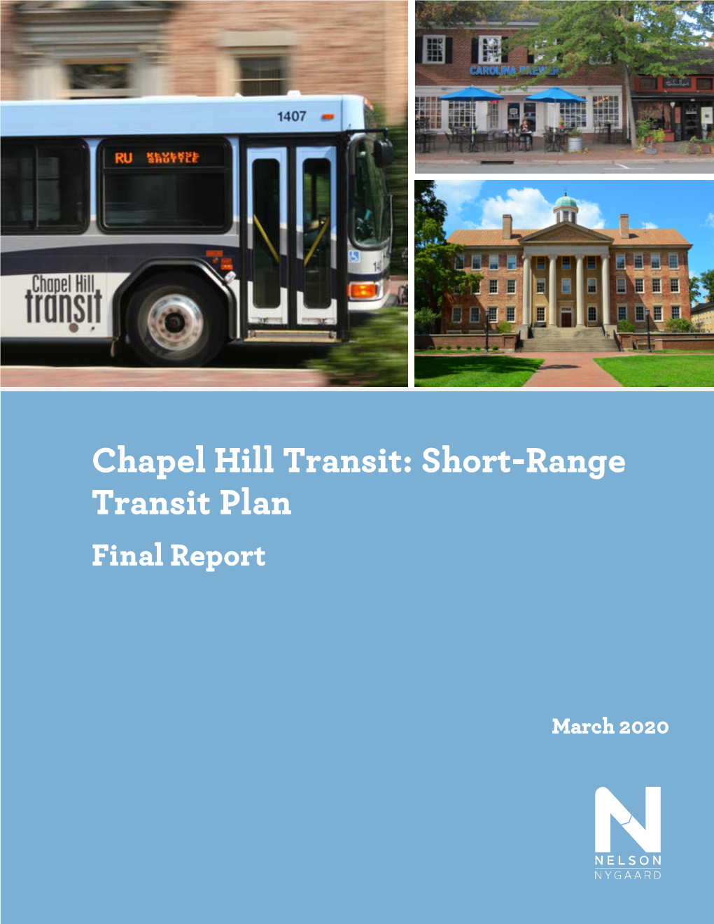 Chapel Hill Transit: Short-Range Transit Plan Final Report
