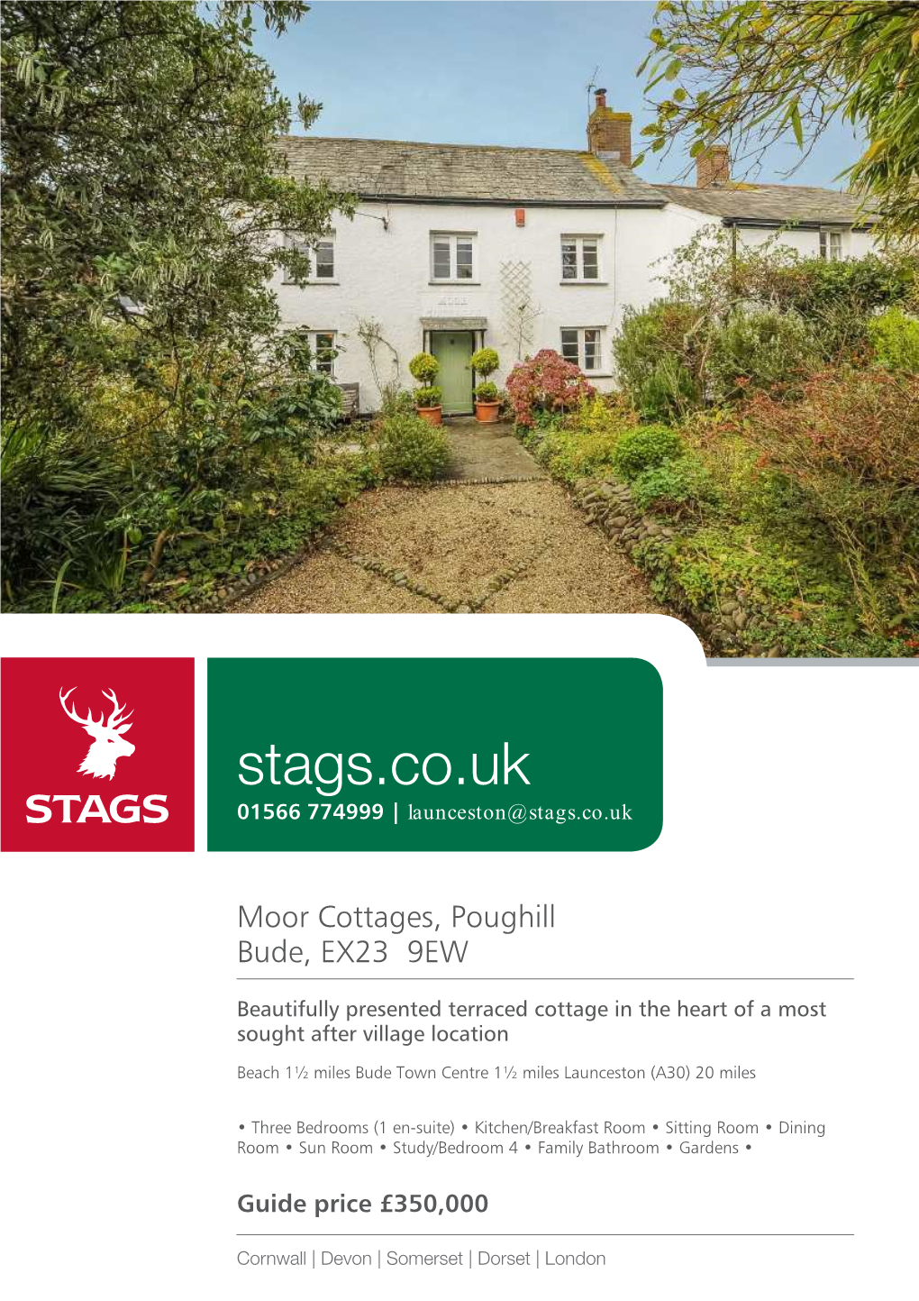 Stags.Co.Uk 01566 774999 | Launceston@Stags.Co.Uk