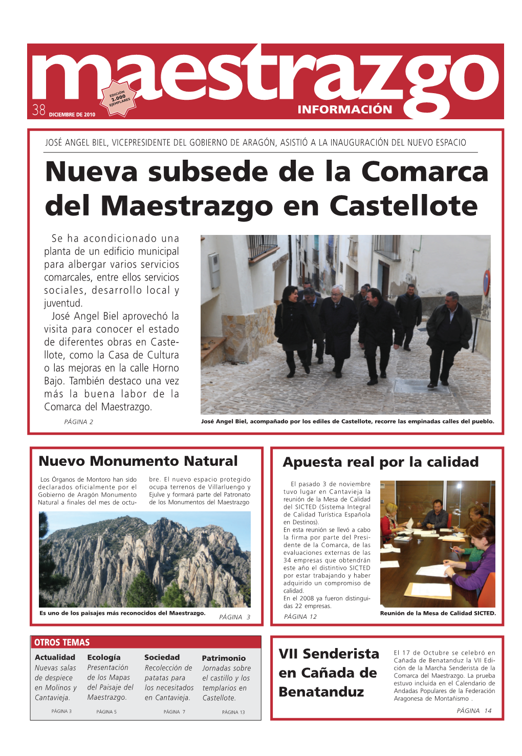 Nueva Subsede De La Comarca Del Maestrazgo En Castellote