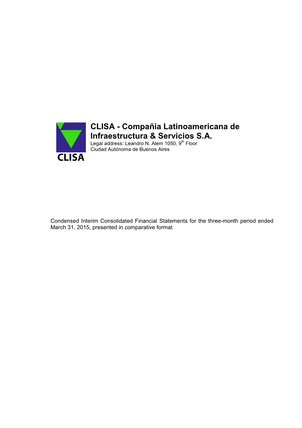 Compañía Latinoamericana De Infraestructura & Servicios S