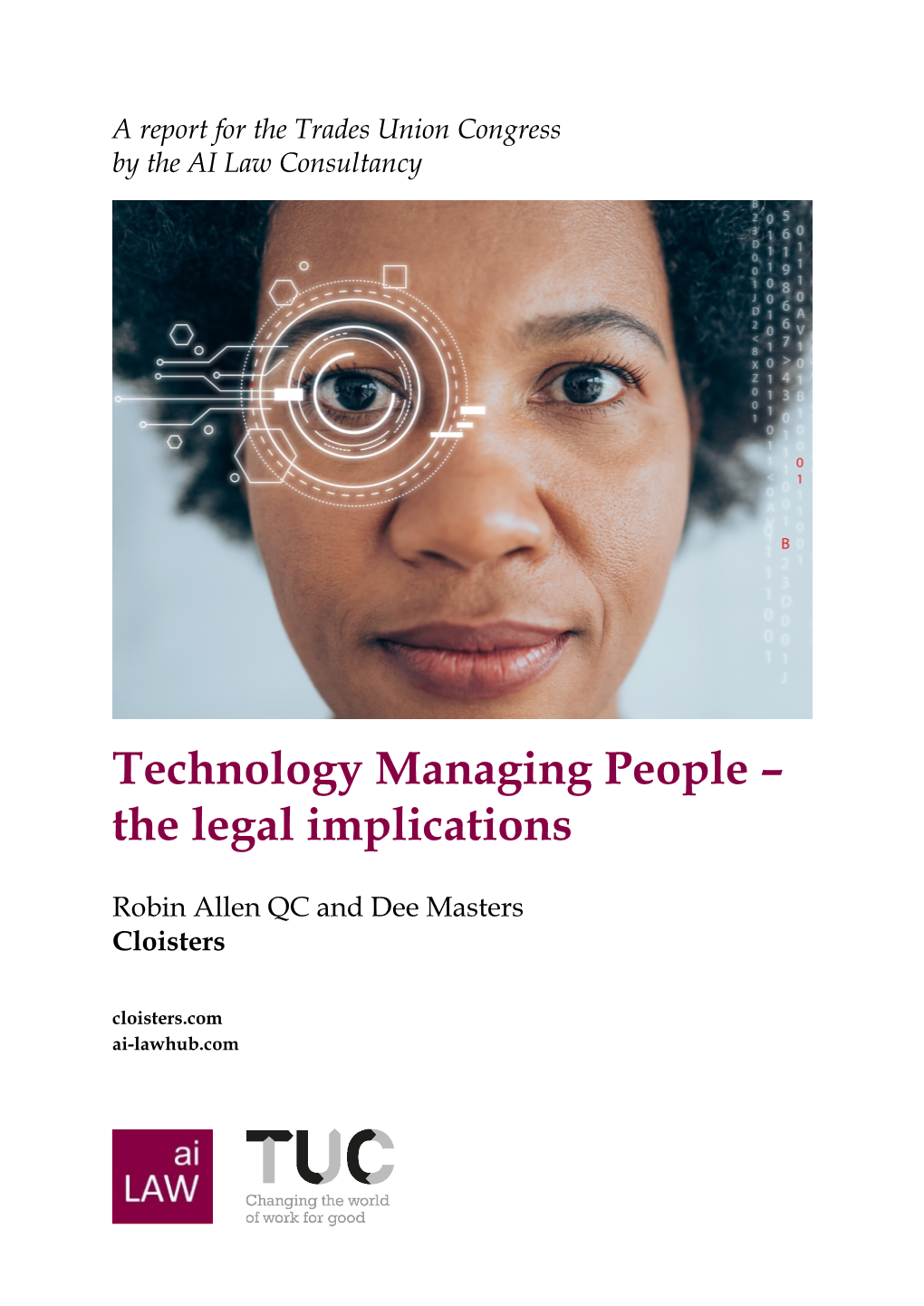 Technology Managing People – the Legal Implications