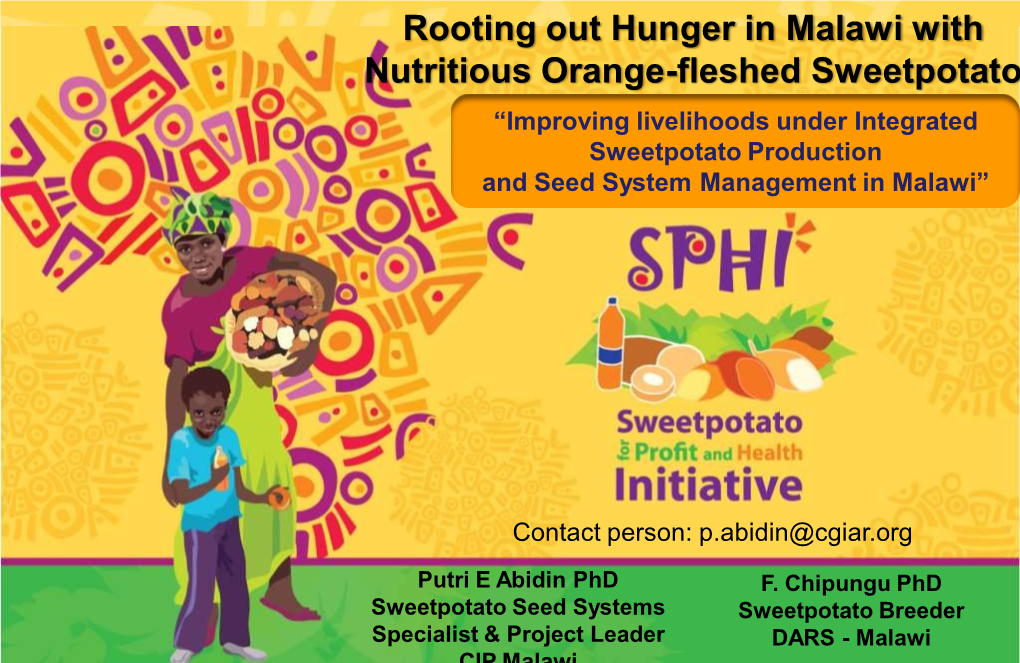 Rooting out Hunger in Malawi With