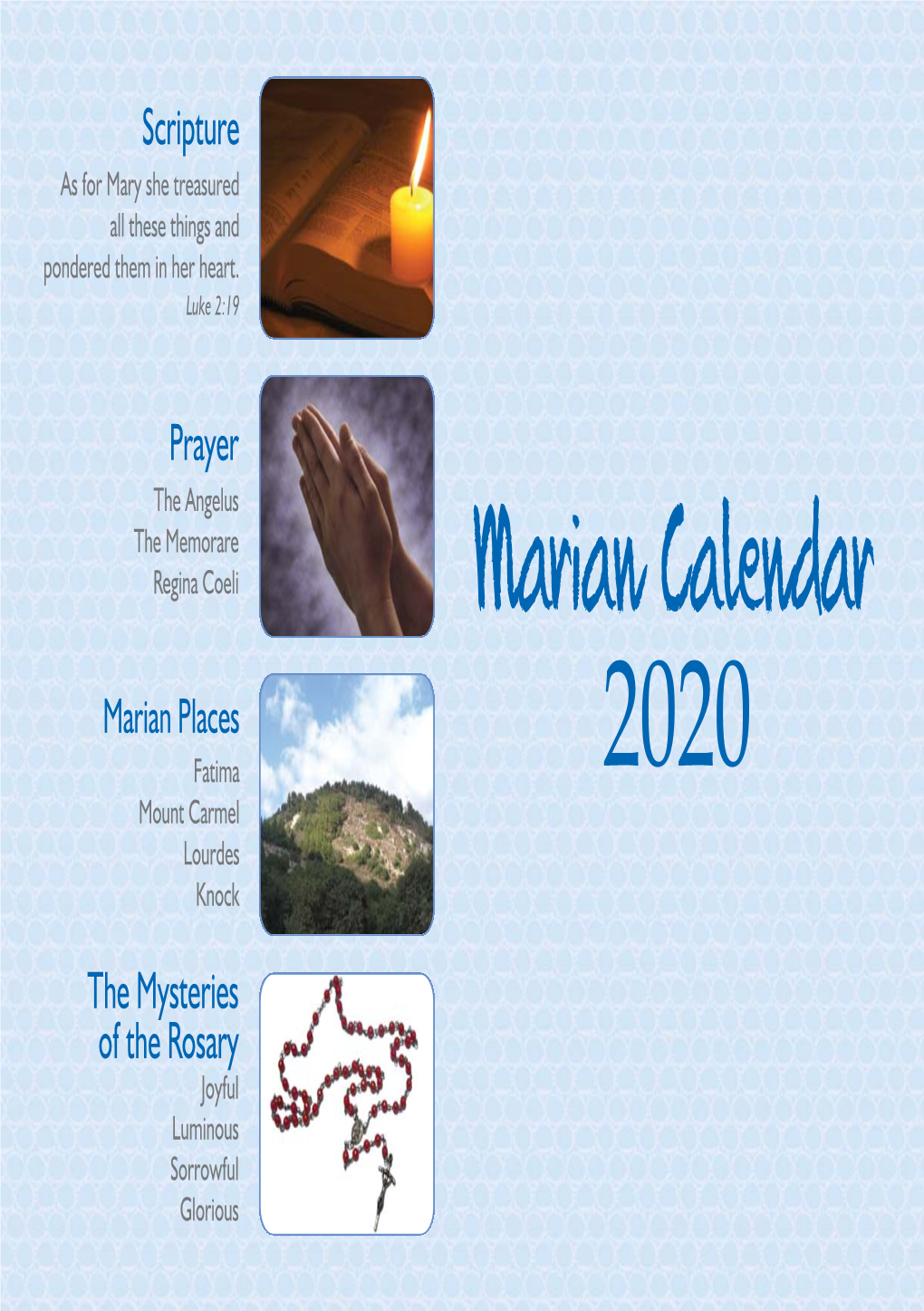 Our Lady Calendar 2020 Layout 1