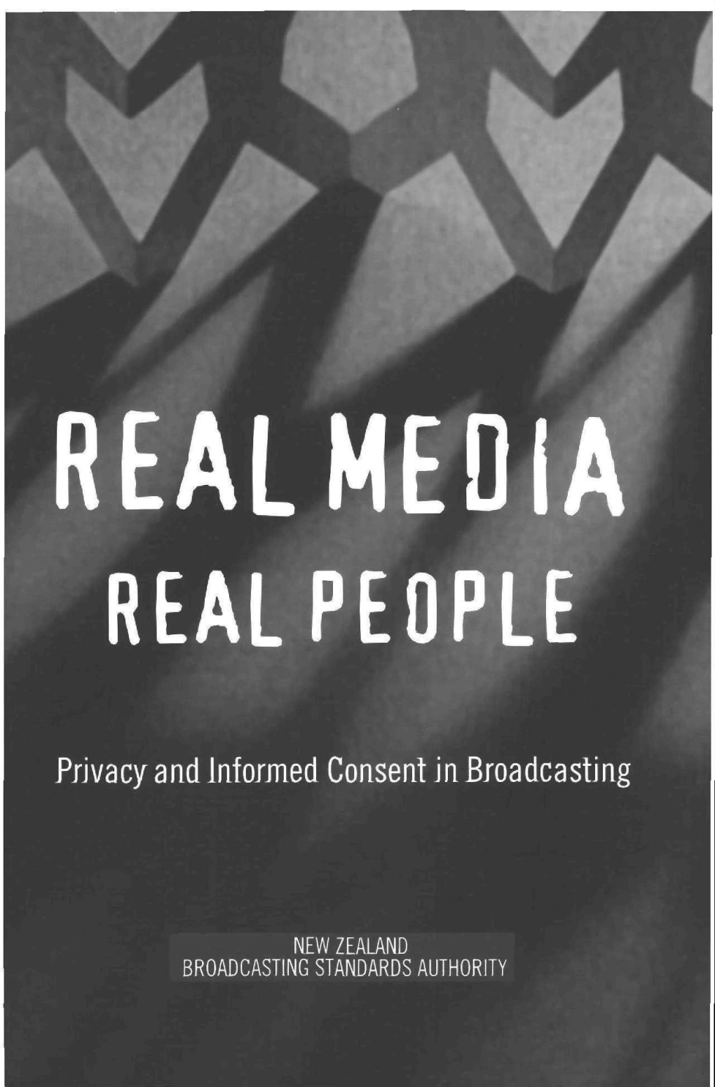Privacy and Informed Consent in Broadcasting