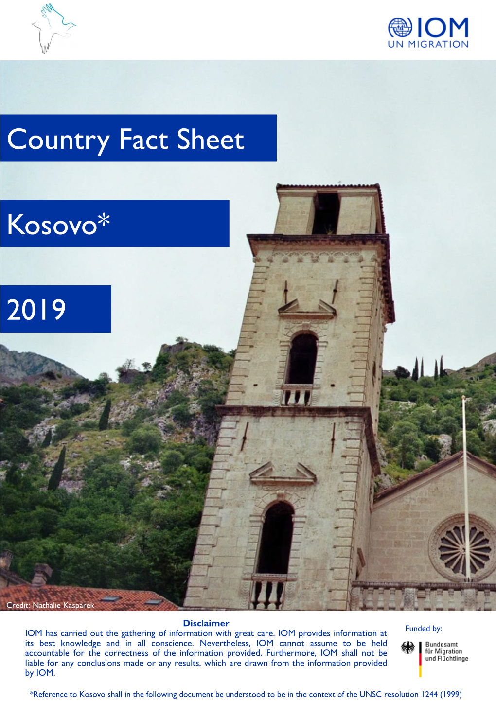 Kosovo* Country Fact Sheet 2019