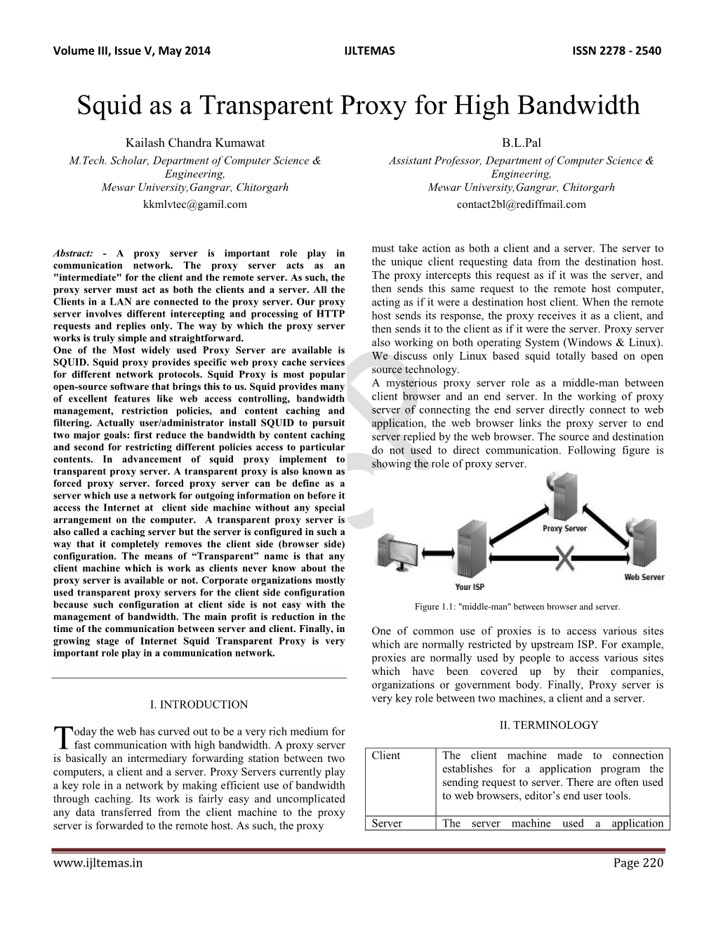 Squid As a Transparent Proxy for High Bandwidth