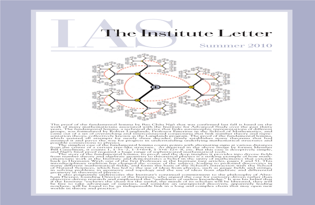 Iasthe Institute Letter