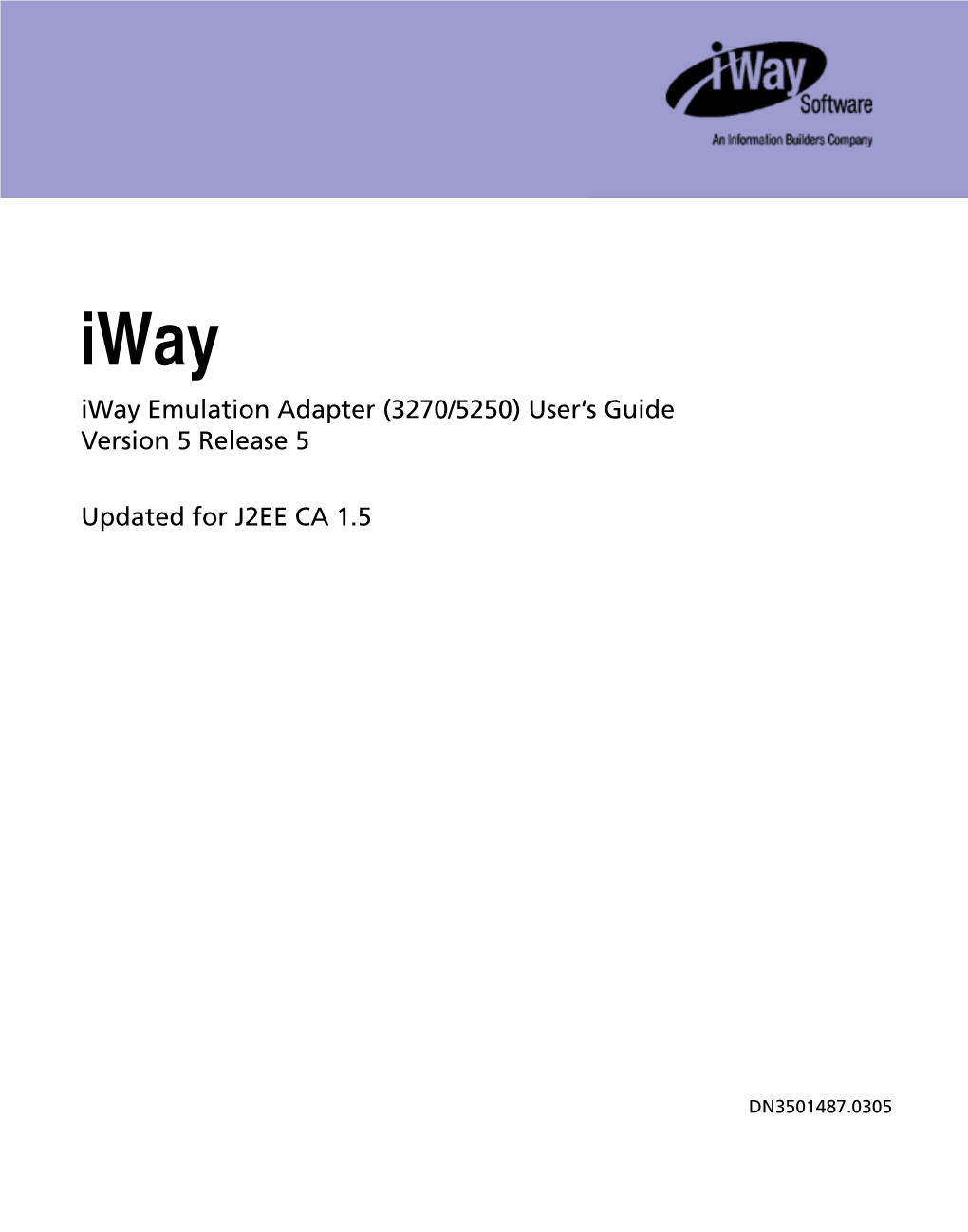 Iway Emulation Adapter (3270/5250) User’S Guide Version 5 Release 5