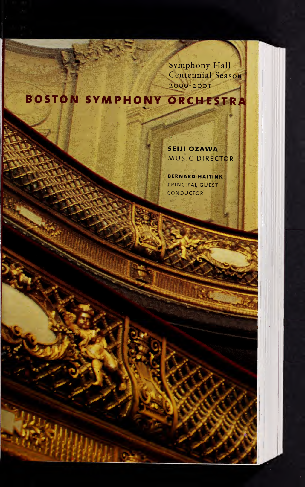 Boston Symphony Orchestra Concert Programs, Season 120, 2000-2001