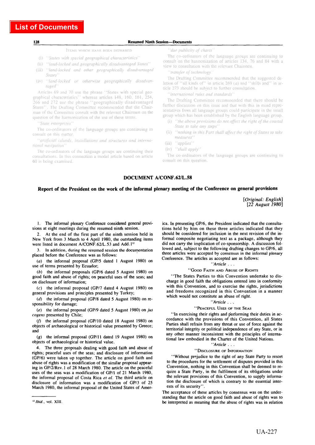 UA-227 Documents of the Conference 129