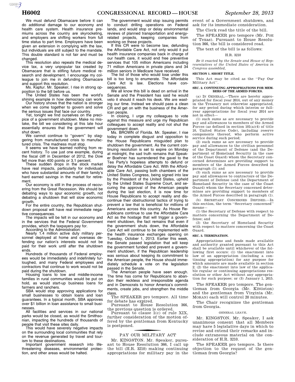 Congressional Record—House H6002