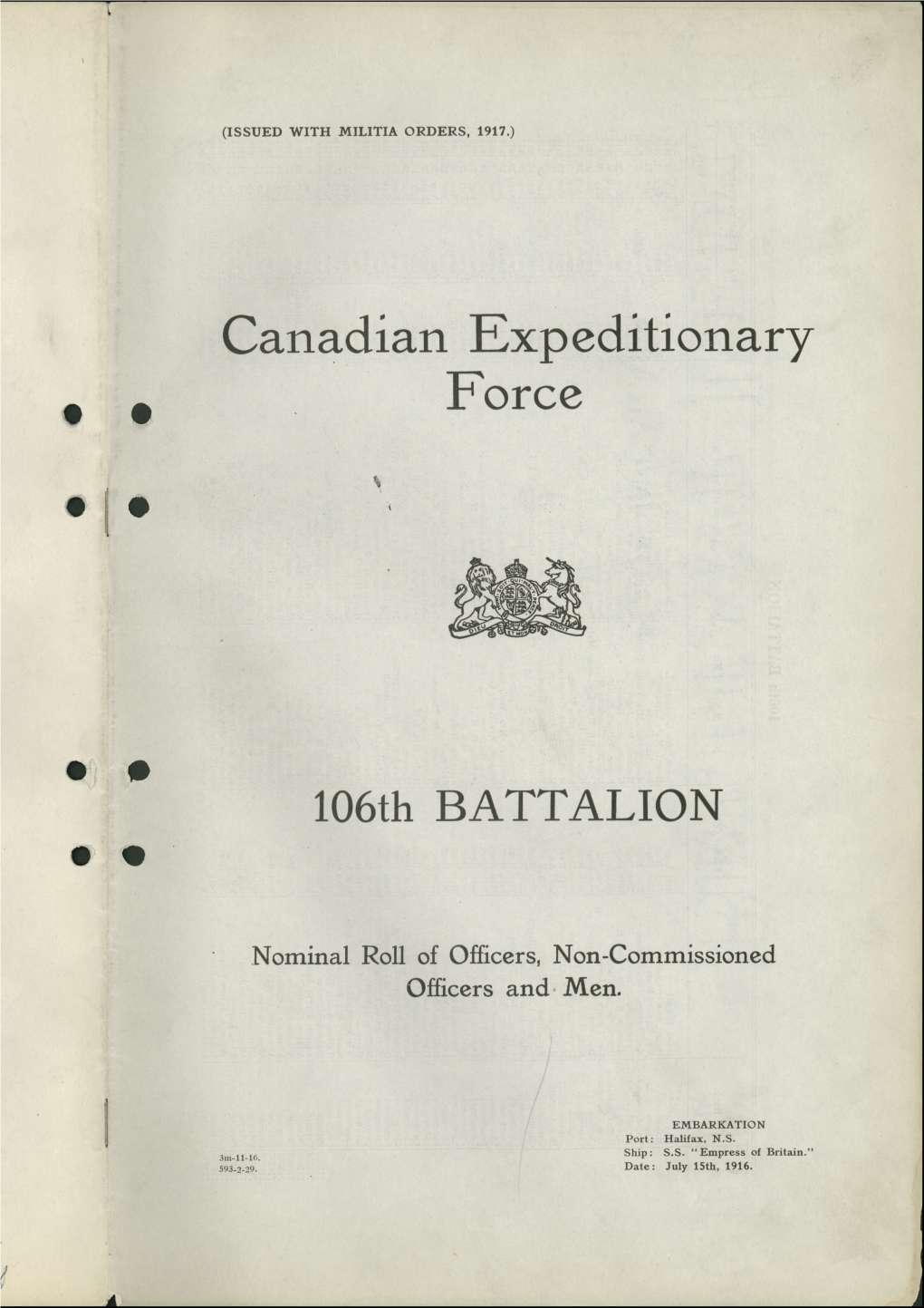 106Th BATTALION