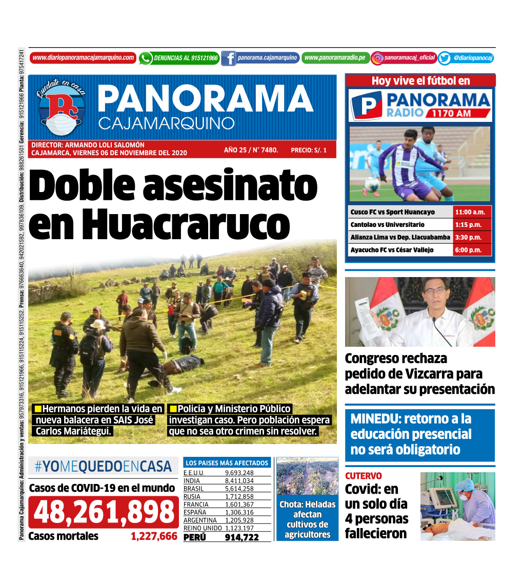 Doble Asesinato En Huacraruco