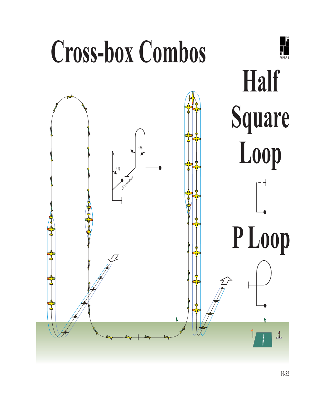 P Loop Cross-Box Combos Half Square Loop
