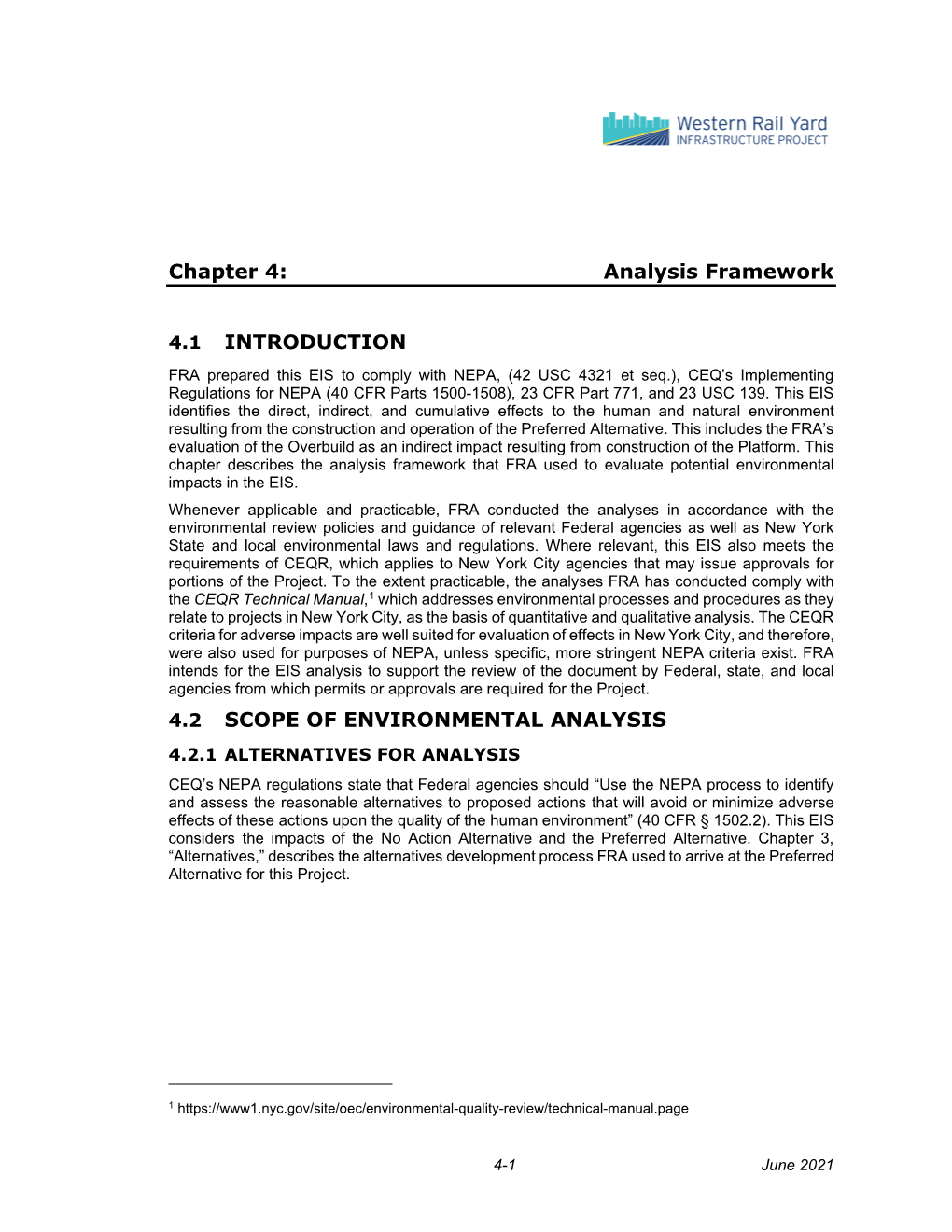 Analysis Framework