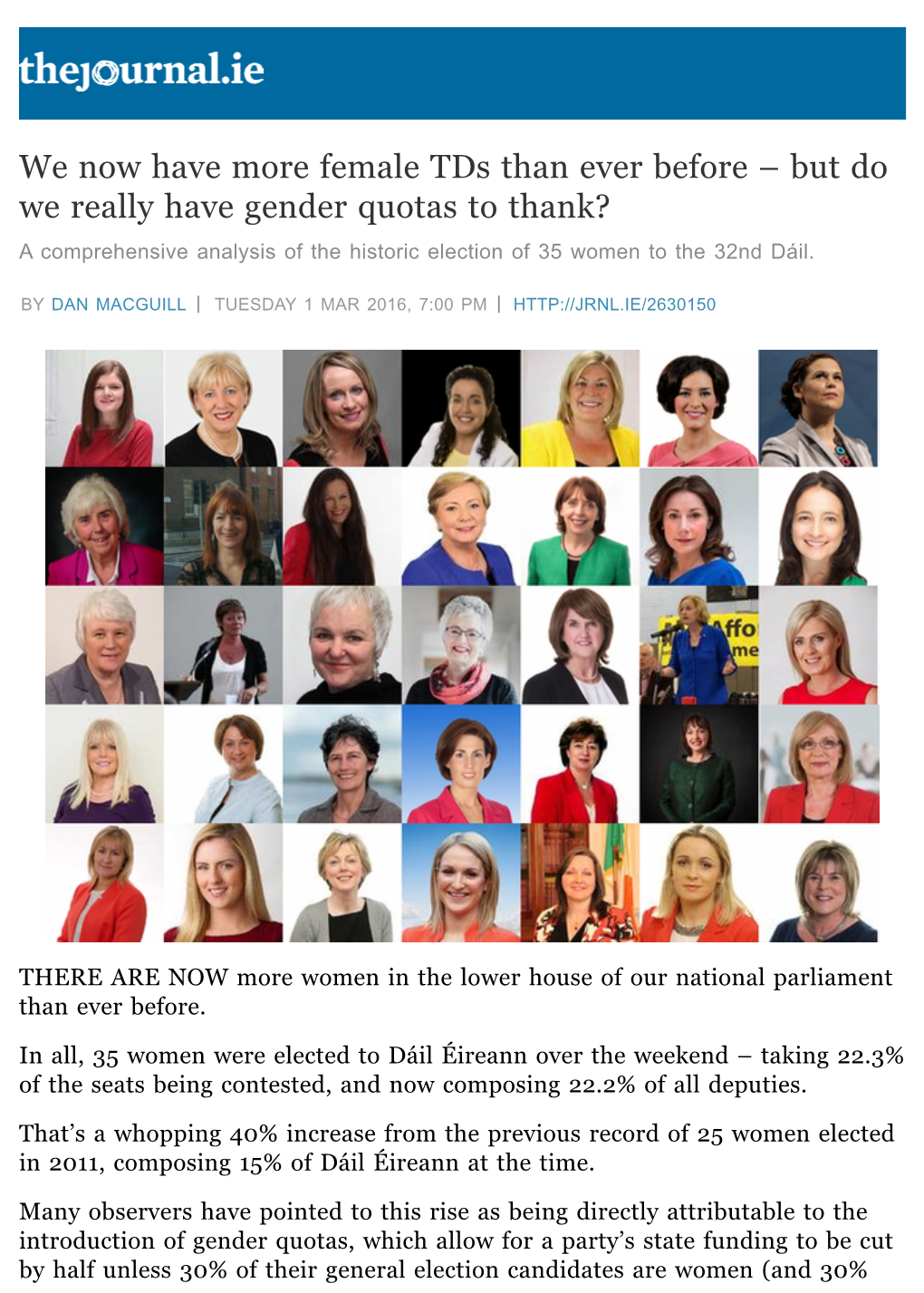 We Now Have More Female Tds Than Ever Before – but Do We Really Have
