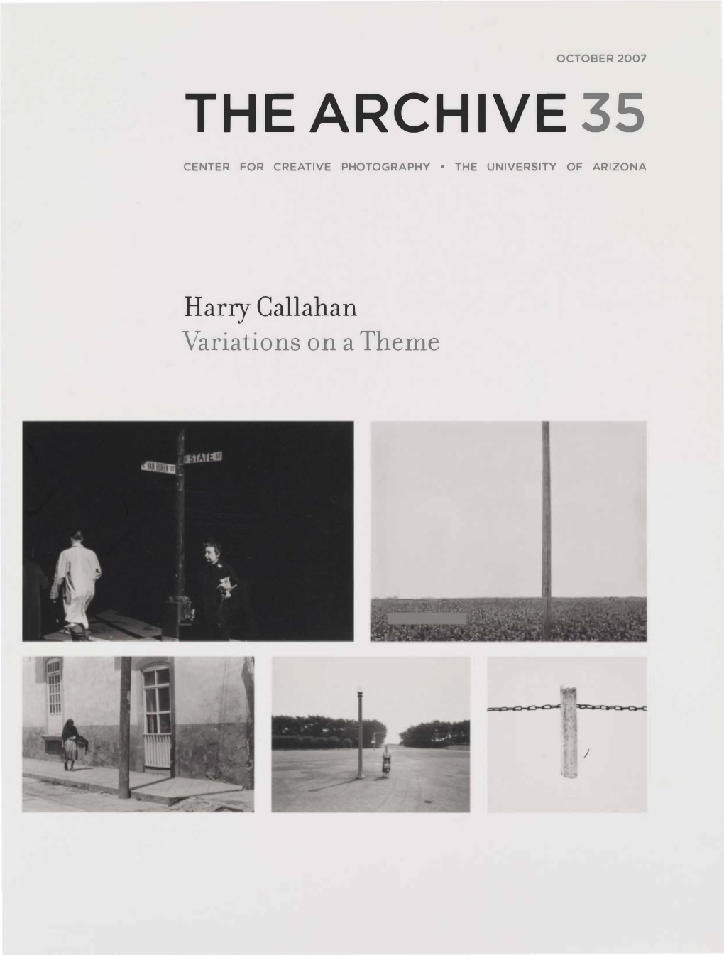 Harry Callahan Variations on a Theme