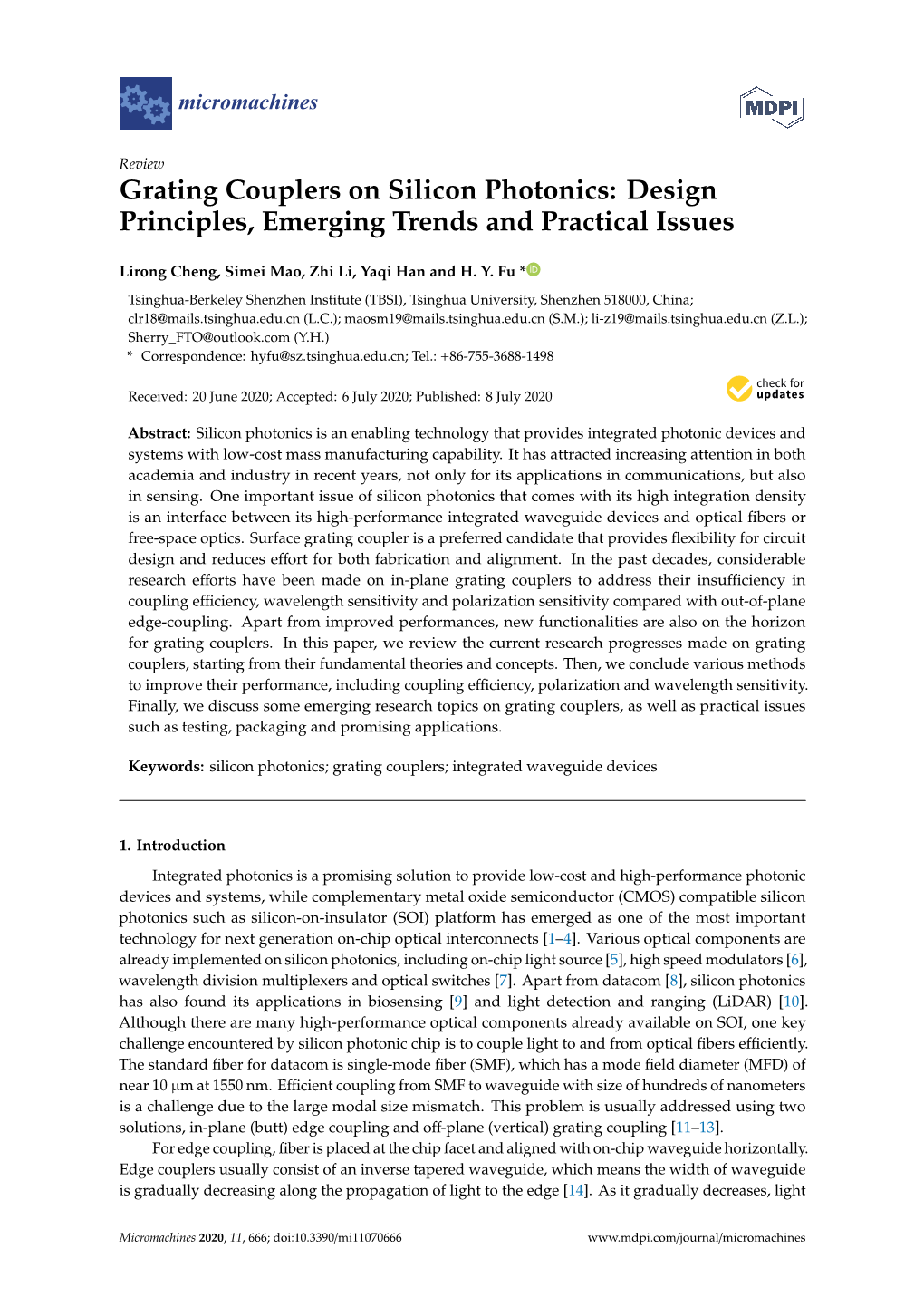 Grating Couplers on Silicon Photonics: Design Principles, Emerging Trends and Practical Issues