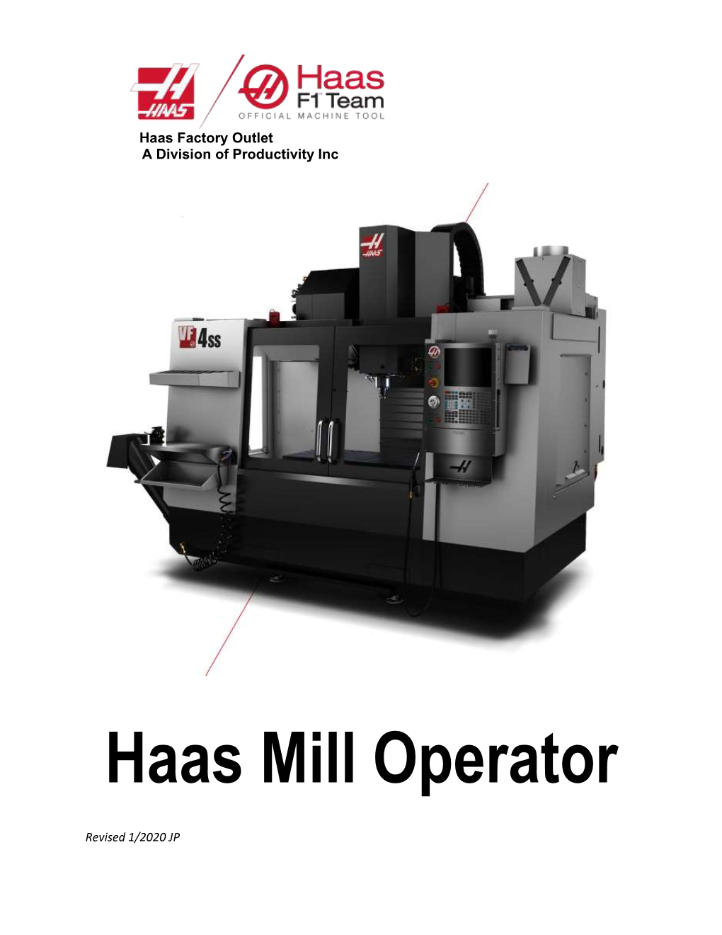 Haas Mill Operator Manual