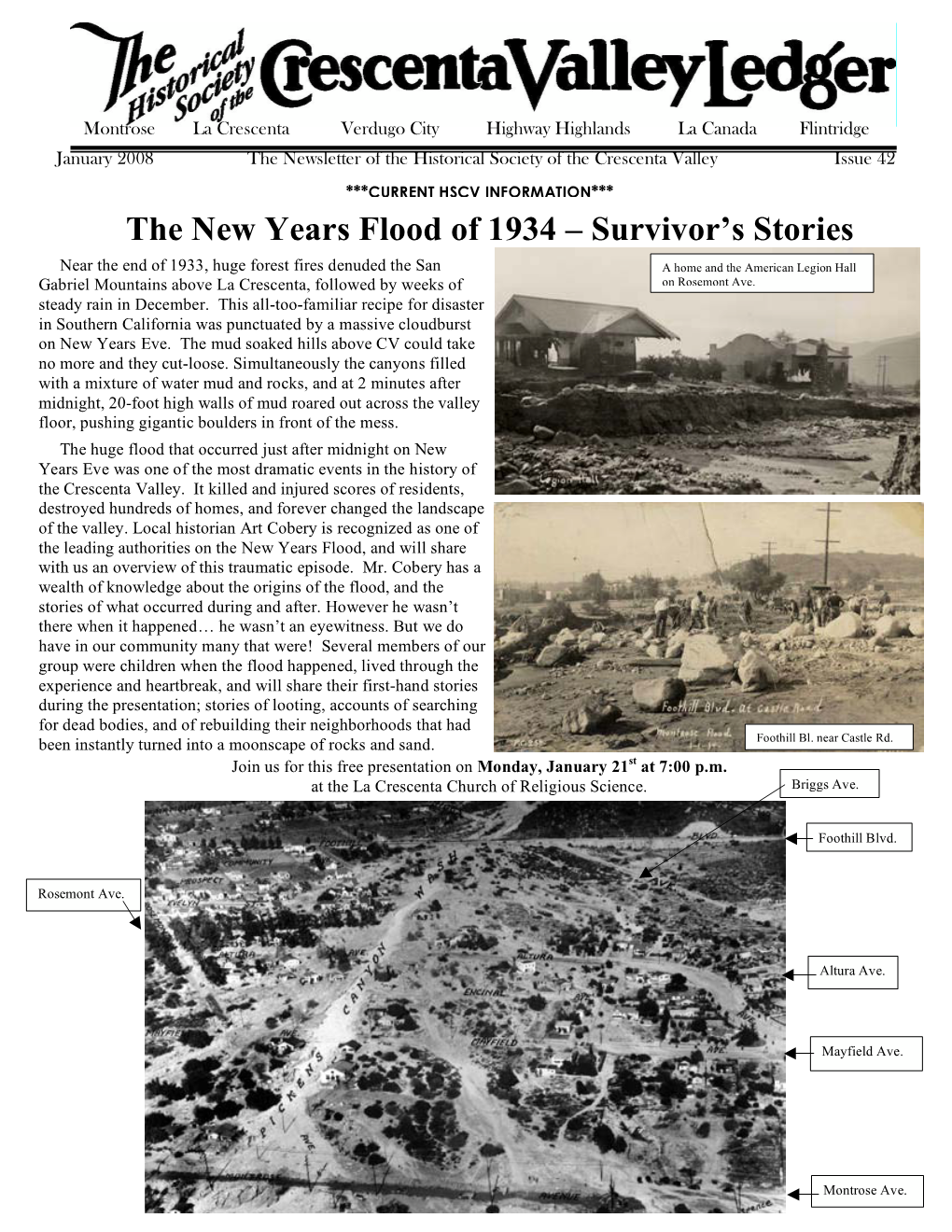 The New Years Flood of 1934 – Survivor's Stories