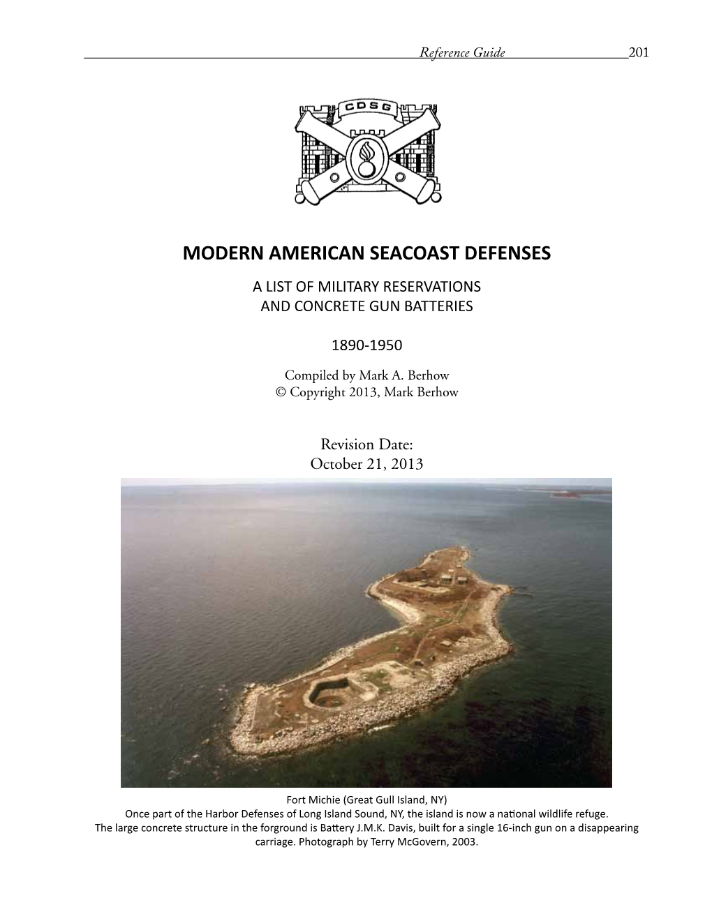 Modern American Seacoast Defenses