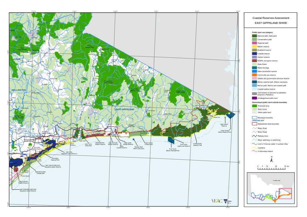 Coastal Reserves Assessment EAST GIPPSLAND SHIRE