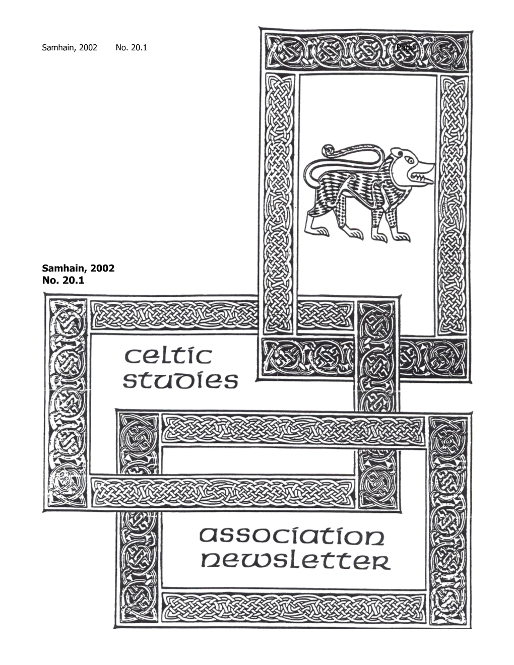 Celtic Studies Association of North America