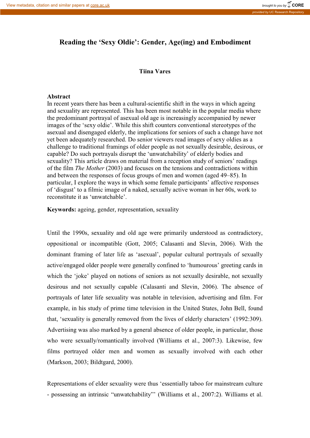 A Variety of Tensions Play out Between Participants' Talk of Accepting And