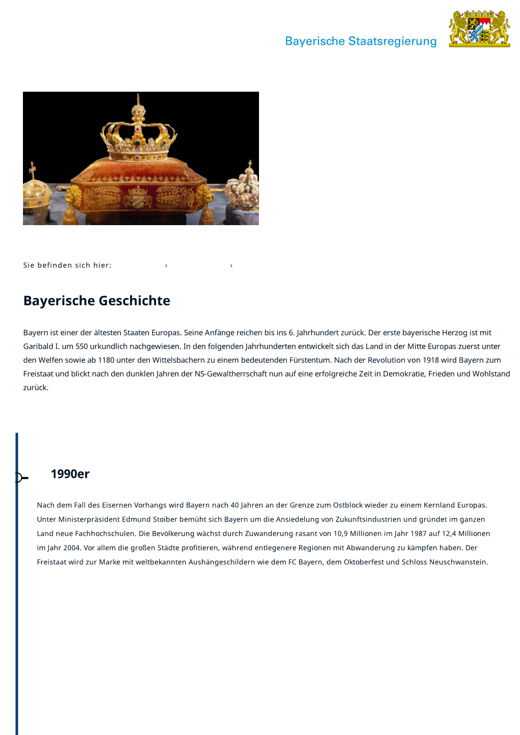 Bayerische Geschichte