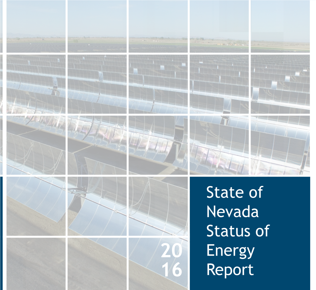 State of Nevada Status of Energy Report