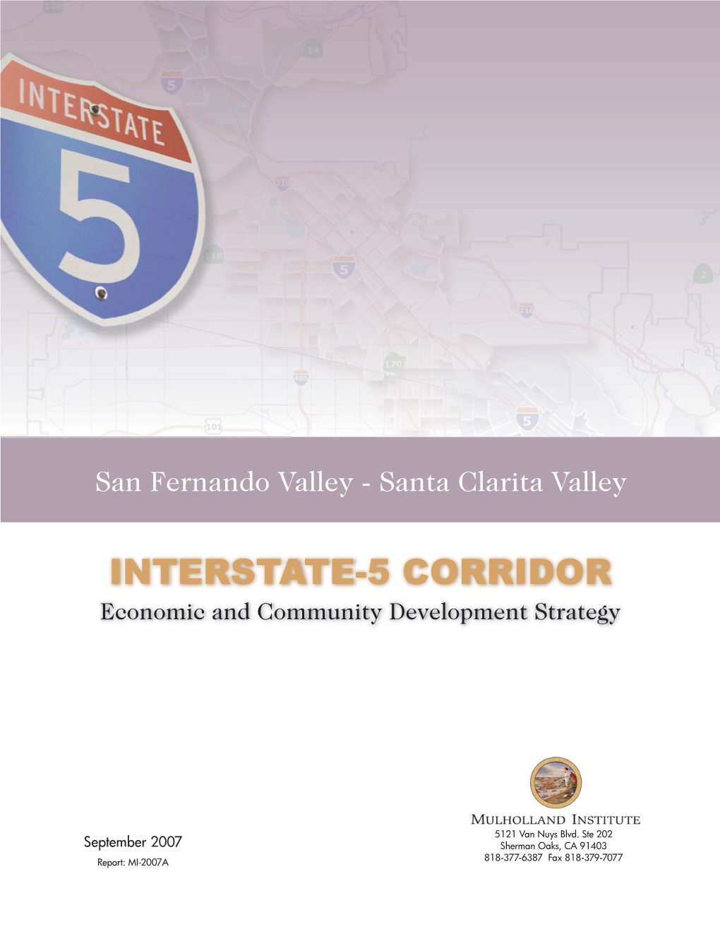 INTERSTATE-5 CORRIDOR Economic and Community Development Strategy