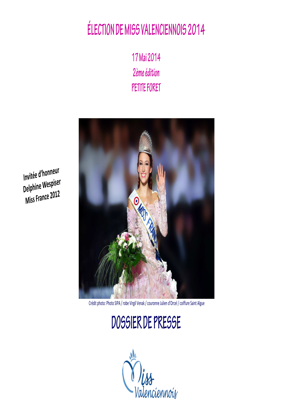 Miss Valenciennois Dossier De Presse 2014.Pub